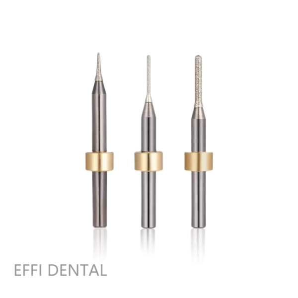 Dental CAD CAM Glass Ceramic Milling Burs for YUSHANG